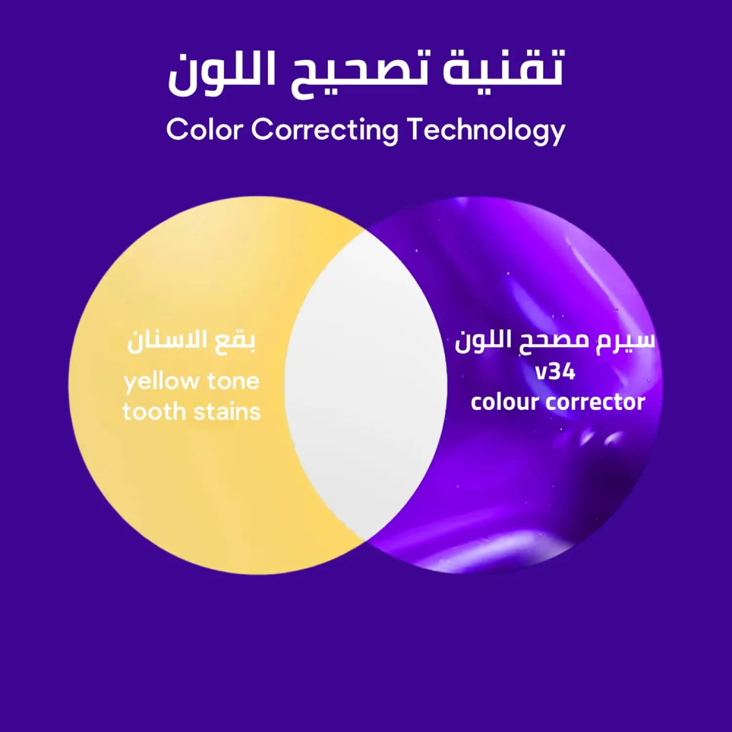 سيروم Hismile V34 لتصحيح لون الأسنان وتبييضها